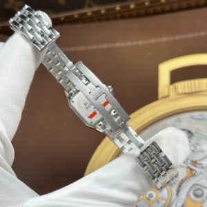 Đồng hồ nữ Cartier Replica 11 Panthere Small Model mặt xám dây kim loại 23x30mm (2)