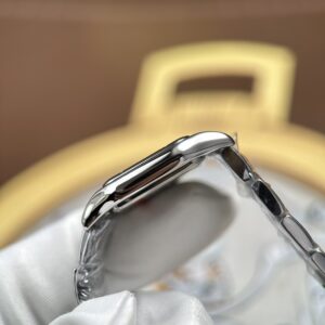 Đồng hồ nữ Cartier Replica 11 Panthere Small Model mặt xám dây kim loại 23x30mm (2)