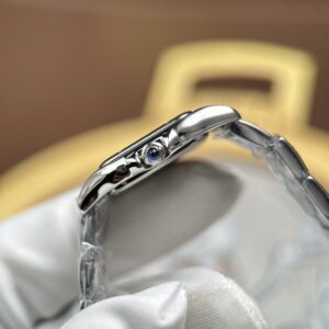 Đồng hồ nữ Cartier Replica 11 Panthere Small Model mặt xám dây kim loại 23x30mm (2)