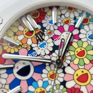 Đồng hồ Audemars Piguet 15500 Rep 11 mặt hoa hướng dương vỏ gốm trắng xưởng APS 41mm (2)