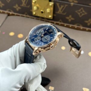 Đồng hồ Audemars Piguet Code 11.59 Rep 11 mặt số màu xanh dương dây da xưởng APS 41mm (2)