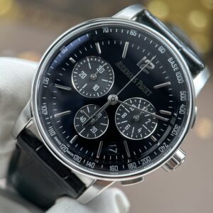 Đồng hồ Audemars Piguet Code 11.59 Replica 11 mặt số màu đen dây da nhà máy APS 41mm (1)