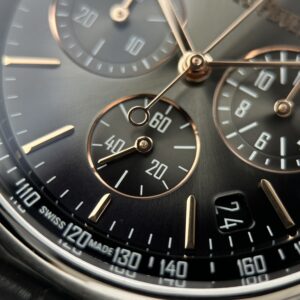 Đồng hồ Audemars Piguet Code 11.59 Replica 11 mặt xám khói dây da xưởng APS 41mm (1)