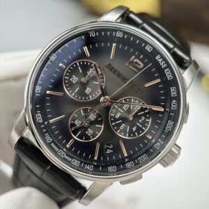 Đồng hồ Audemars Piguet Code 11.59 Replica 11 mặt xám khói dây da xưởng APS 41mm (1)