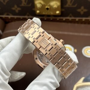 Đồng hồ Audemars Piguet Rep cao cấp Royal Oak Flying Tourbillon 26530OR mặt xám dây kim loại 41mm (2)