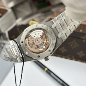 Đồng hồ Audemars Piguet Royal Oak Extra-thin Jumbo 16202 Replica 11 mặt màu đỏ đô máy cơ Thuỵ Sỹ ZF 39mm (2)
