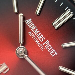 Đồng hồ Audemars Piguet Royal Oak Extra-thin Jumbo 16202 Replica 11 mặt màu đỏ đô máy cơ Thuỵ Sỹ ZF 39mm (2)