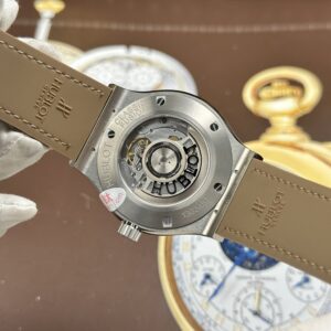 Đồng hồ Hublot Classic Fusion Rep 11 mặt nâu xám máy ETA 2892 Thuỵ Sỹ nhà máy JJZ 42mm (2)