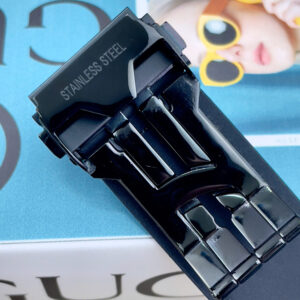 Đồng hồ Hublot Spirit Big Bang nam vỏ đen dây xám lông chuột máy cơ nhật giá rẻ 44mm