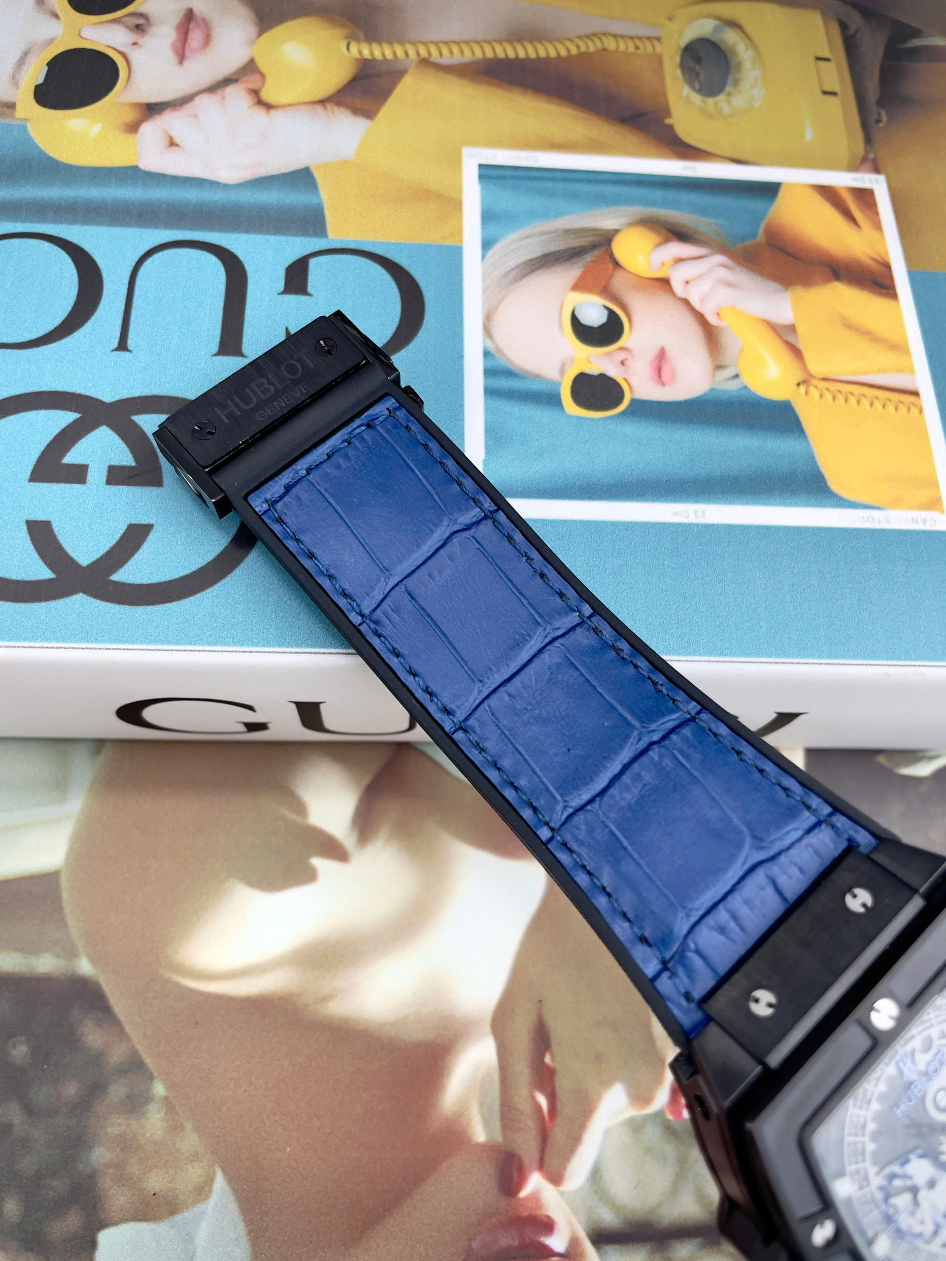 Đồng hồ Hublot Spirit Big Bang nam vỏ đen máy cơ nhật giá rẻ fake cao cấp 44mm (6) Đồng hồ Hublot Spirit Big Bang nam vỏ đen máy cơ nhật giá rẻ fake cao cấp 44mm