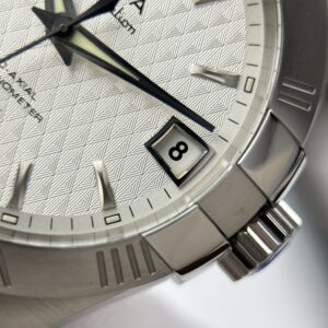 Đồng hồ Omega Constellation Rep cao cấp mặt trắng dây kim loại 38mm (1)