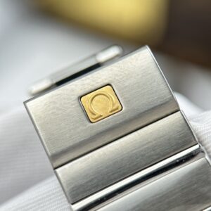 Đồng hồ Omega Constellation Rep cao cấp mặt trắng dây kim loại 38mm (1)