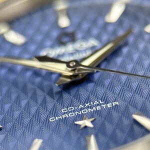 Đồng hồ Omega Constellation Replica 11 mặt xanh blue dây kim loại 38mm (2)