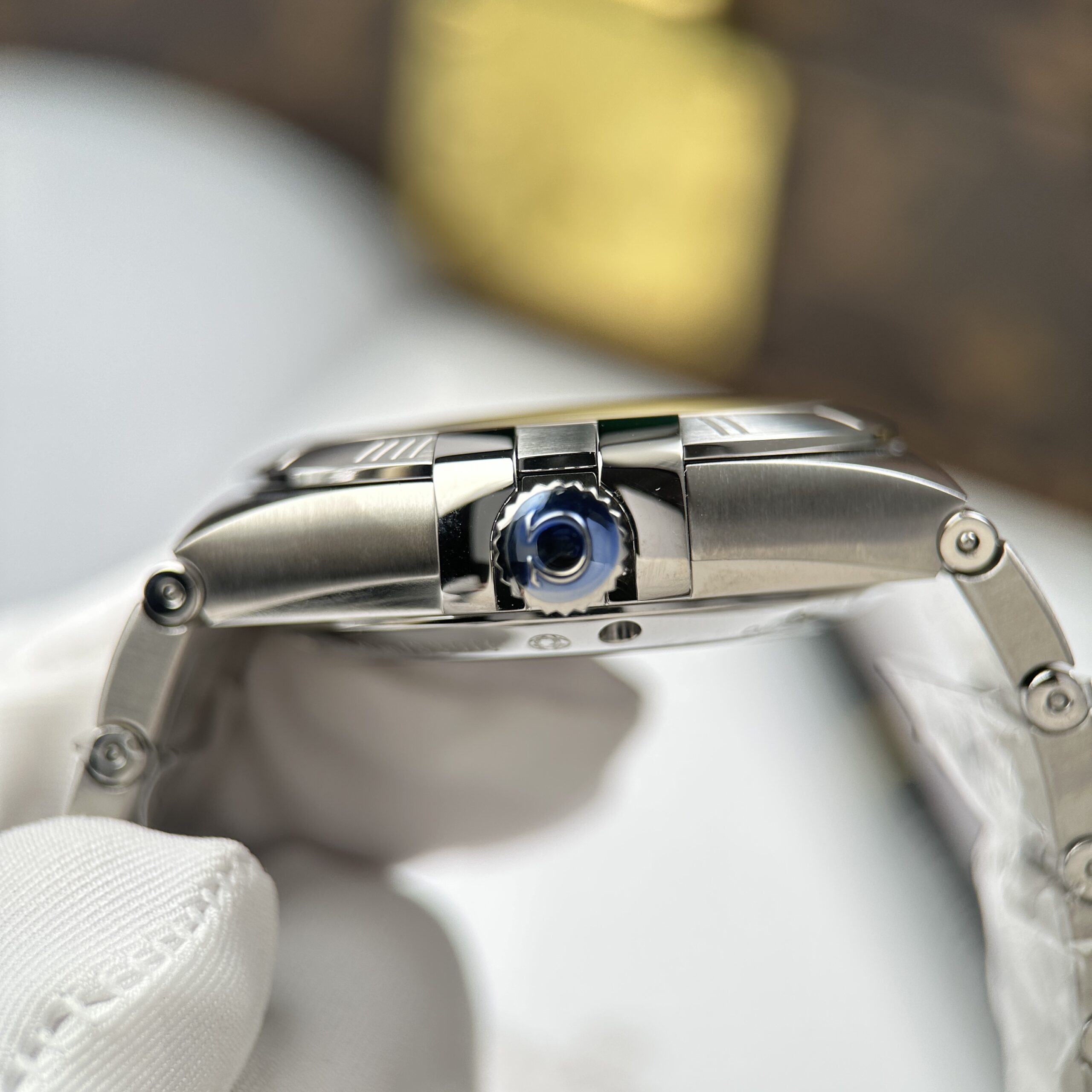 Đồng hồ Omega Constellation chế tác mặt xám dây kim loại 38mm (6) Đồng hồ Omega Constellation chế tác mặt xám dây kim loại 38mm (2)