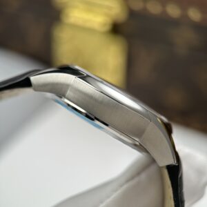 Đồng hồ Omega Replica 1 1 De Ville Co-Axial Chronometer 8500 mặt đen dây da 41mm (2)