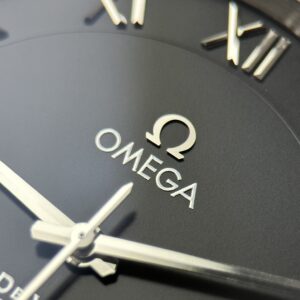 Đồng hồ Omega Replica 1 1 De Ville Co-Axial Chronometer 8500 mặt đen dây da 41mm (2)