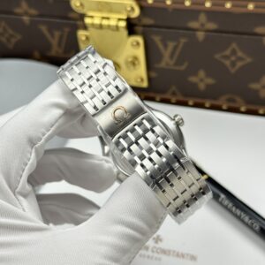 Đồng hồ Omega Replica 11 De Ville Co-Axial Chronometer 8500 mặt đen máy cơ Thuỵ Sỹ 41mm (2)