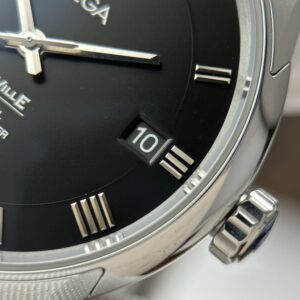Đồng hồ Omega Replica 11 De Ville Co-Axial Chronometer 8500 mặt đen máy cơ Thuỵ Sỹ 41mm (2)