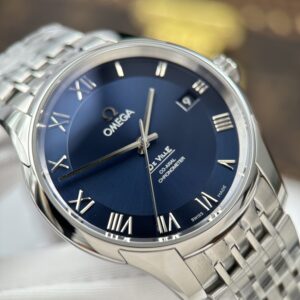 Đồng hồ Omega Replica cao cấp De Ville Co-Axial Chronometer 8500 mặt xanh máy cơ Thuỵ Sỹ 41mm (2)