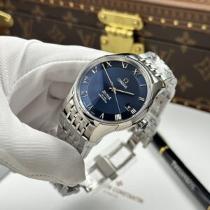 Đồng hồ Omega Replica cao cấp De Ville Co-Axial Chronometer 8500 mặt xanh máy cơ Thuỵ Sỹ 41mm (2)