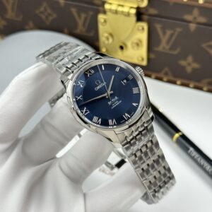 Đồng hồ Omega Replica cao cấp De Ville Co-Axial Chronometer 8500 mặt xanh máy cơ Thuỵ Sỹ 41mm (2)