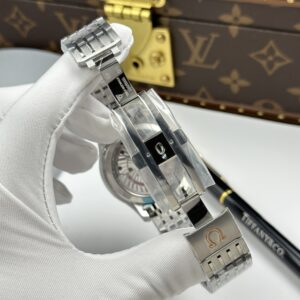 Đồng hồ Omega Replica cao cấp De Ville Co-Axial Chronometer 8500 mặt xanh máy cơ Thuỵ Sỹ 41mm (2)