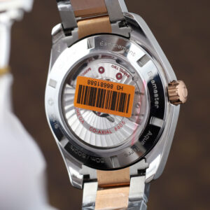 Đồng hồ Omega Seamaster Aqua Terra GMT Rep 11 mặt nâu chocolate dây kim loại xưởng VS 41 (2)