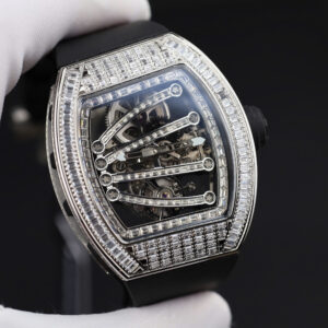 Đồng hồ Richard Mille RM59-01 Replica 11 máy tourbillon dây cao su 51x43mm (2)