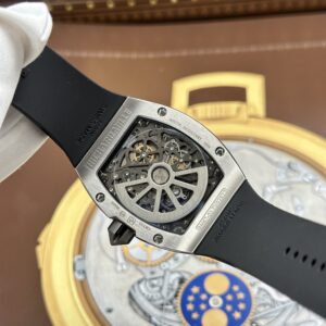 Đồng hồ Richard Mille RM67-01 Rep 11 vỏ đính full moissanite dây cao su 38.7×47 (1)