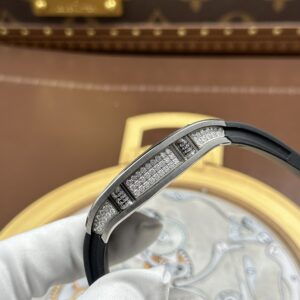Đồng hồ Richard Mille RM67-01 Rep 11 vỏ đính full moissanite dây cao su 38.7×47 (1)