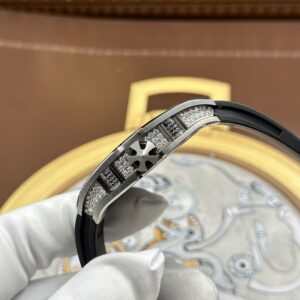 Đồng hồ Richard Mille RM67-01 Rep 11 vỏ đính full moissanite dây cao su 38.7×47 (1)