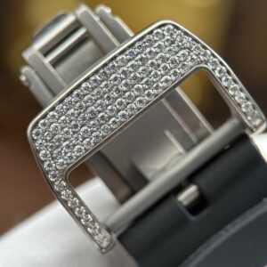 Đồng hồ Richard Mille RM67-01 Rep 11 vỏ đính full moissanite dây cao su 38.7×47 (1)