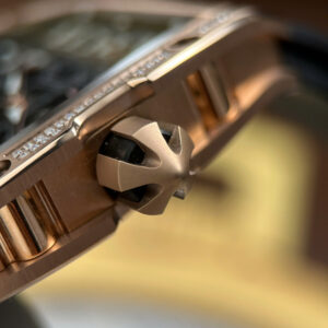 Đồng hồ Richard Mille RM67-01 Rep cao cấp vỏ mạ vàng hồng đính full moissanite 38.7×47 (2)