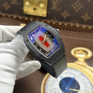 Đồng hồ Richard Mille nữ Rep 11 RM07-01 vỏ gốm đen máy cơ Thuỵ Sỹ nhà máy ZF 36mm (2)