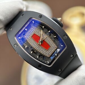 Đồng hồ Richard Mille nữ Rep 11 RM07-01 vỏ gốm đen máy cơ Thuỵ Sỹ nhà máy ZF 36mm (2)