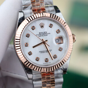 Đồng hồ Rolex DateJust mặt MOP chế tác bọc vàng hồng 18K nhà máy GM 41mm (2)
