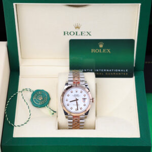 Đồng hồ Rolex DateJust mặt MOP chế tác bọc vàng hồng 18K nhà máy GM 41mm (2)