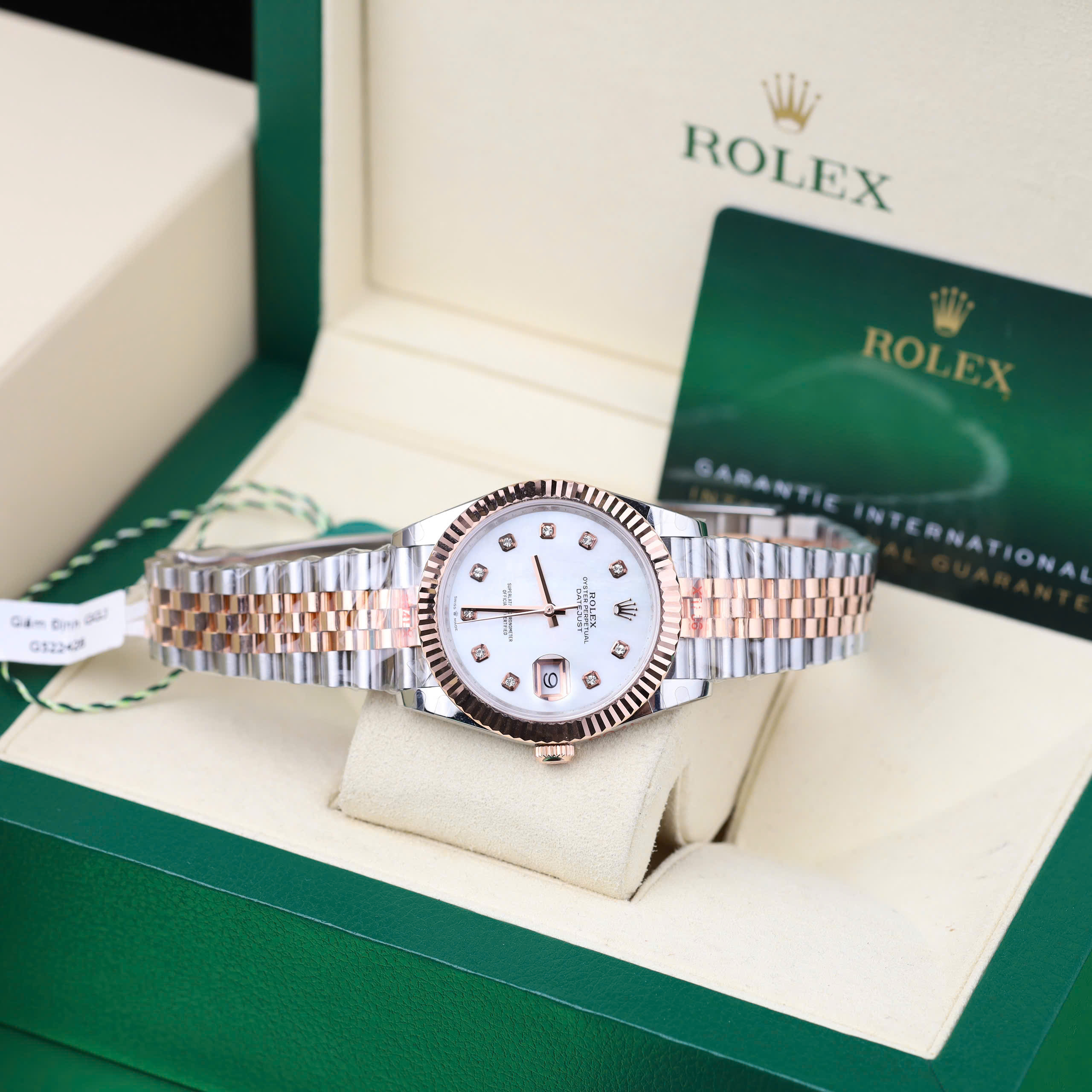 Đồng hồ Rolex DateJust mặt MOP chế tác bọc vàng hồng 18K nhà máy GM 41mm (8) Đồng hồ Rolex DateJust mặt MOP chế tác bọc vàng hồng 18K nhà máy GM 41mm (2)