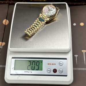 Đồng hồ Rolex Day-Date Rep 11 mặt MOP vỏ mạ vàng máy calibre 3255 xưởng RC 40mm (2)