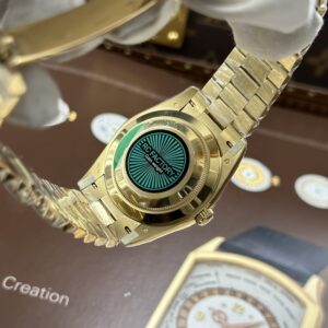 Đồng hồ Rolex Day-Date Rep 11 mặt số màu bạc trọng lượng nặng 212 gram nhà máy RC 40mm (1)