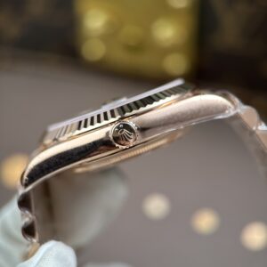 Đồng hồ Rolex Day-Date Rep 11 mặt xanh lá cây mạ vàng hồng nặng 212 gram xưởng RC 40mm (1)