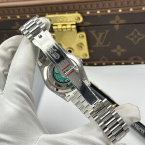 Đồng hồ Rolex Day-Date Rep cao cấp mặt xanh băng cọc số la mã máy calibre 3255 xưởng RC 40mm (2)