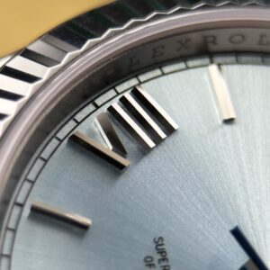 Đồng hồ Rolex Day-Date Rep cao cấp mặt xanh băng cọc số la mã máy calibre 3255 xưởng RC 40mm (2)