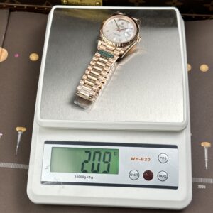 Đồng hồ Rolex Day-Date Replica 11 mặt MOP vỏ mạ vàng hồng máy calibre 3255 xưởng RC 40mm (2)