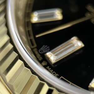 Đồng hồ Rolex Day-Date Replica 11 mặt đen nặng 212 gram bộ máy calibre 3255 xưởng RC 40mm (9)