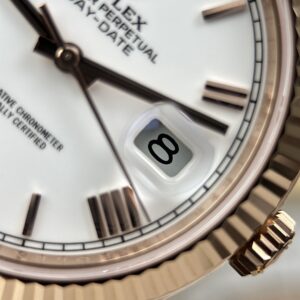 Đồng hồ Rolex Day-Date Replica 11 mặt trắng trọng lượng nặng 212 gram nhà máy RC 40mm (3)
