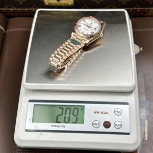 Đồng hồ Rolex Day-Date Replica 11 mặt trắng trọng lượng nặng 212 gram nhà máy RC 40mm (3)