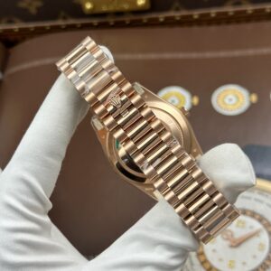 Đồng hồ Rolex Day-Date Replica 11 mặt trắng trọng lượng nặng 212 gram nhà máy RC 40mm (3)
