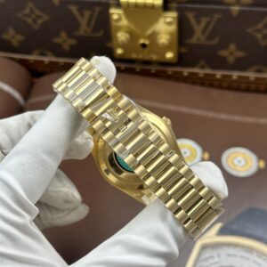 Đồng hồ Rolex Day-Date Replica 11 mặt xanh lá ombre trọng lượng nặng 212 gram nhà máy RC 40mm (1)