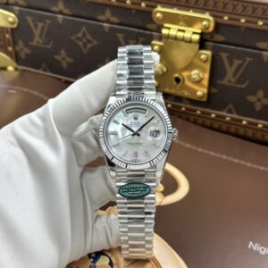 Đồng hồ Rolex Day-Date Replica cao cấp mặt xà cừ nặng 212 gram bộ máy calibre 3255 xưởng RC 40mm (2)
